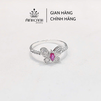 Nhẫn Bạc Hình Bướm Xinh Xắn Cho Bé Gái - Minh Canh Jewelry