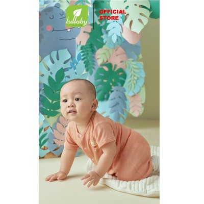 LULLABY - NH375N - Romper bé trai cài giữa