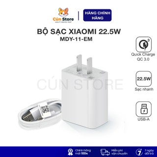  Bộ sạc Xiaomi 18W 22.5W cho Redmi Note 9S Mi 9T Mi 9 SE K20 Pro chính hãng | Bảo hành 6 tháng 