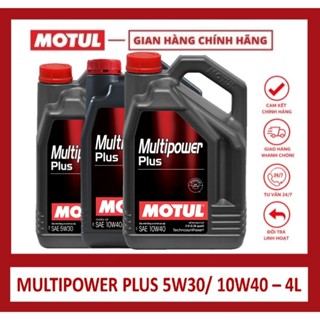 DẦU NHỚT DÀNH CHO XE OTO MÁY XĂNG MOTUL MULTIPOWER PLUS 5W30/10W40 SP 4L/5L VN