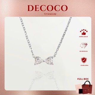 Dây chuyền, vòng cổ nữ nơ nhỏ BOWIE DECOCO