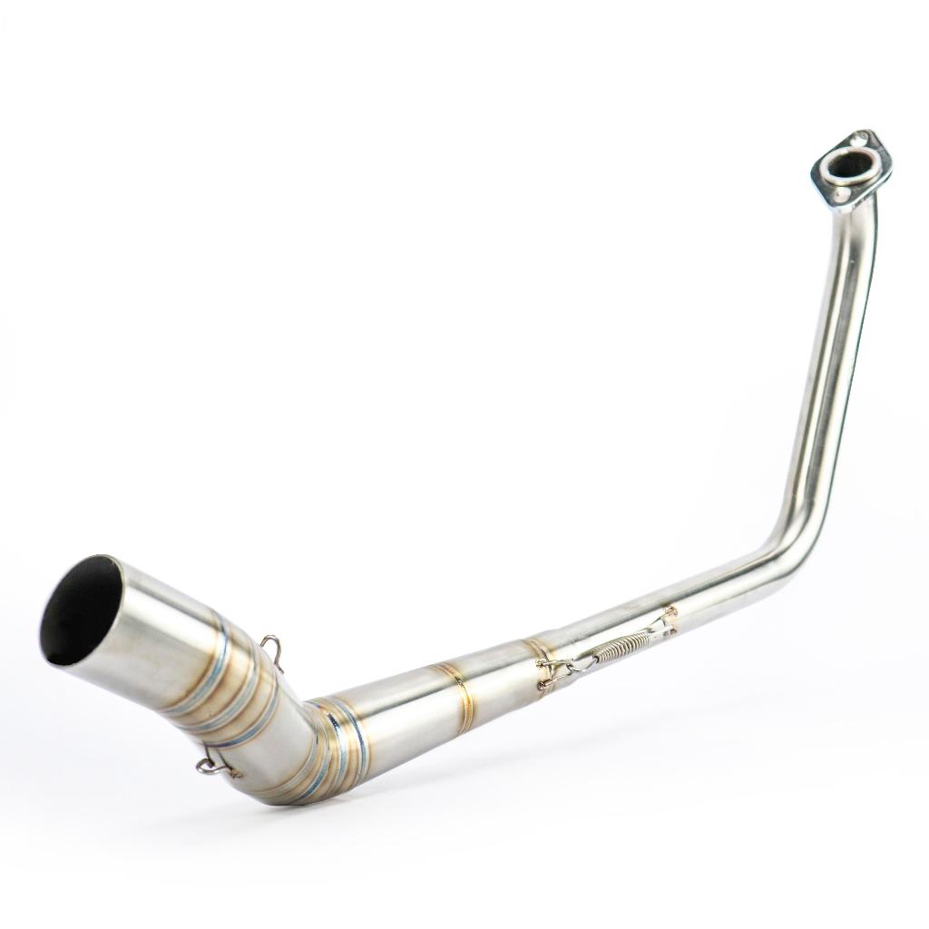 Cổ pô tăng Raider fi, Satria, GSX R150, GSX S150 INOX 304   loại cao cấp lắp đặt zin