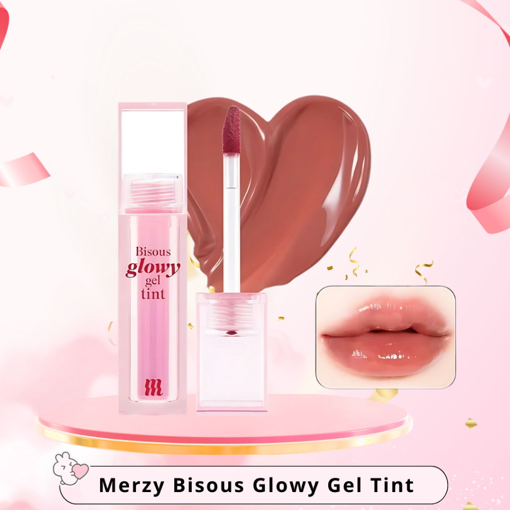 Son Bóng Pha Lê Căng Mọng, Bền Màu Merzy Bisous Glowy Gel Tint 4g