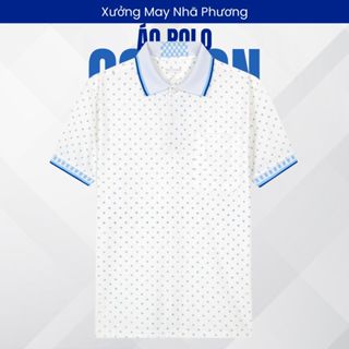 Áo thun nam trung niên có cổ vải cotton dày loại áo polo cho người lớn tuổi có túi ATK34