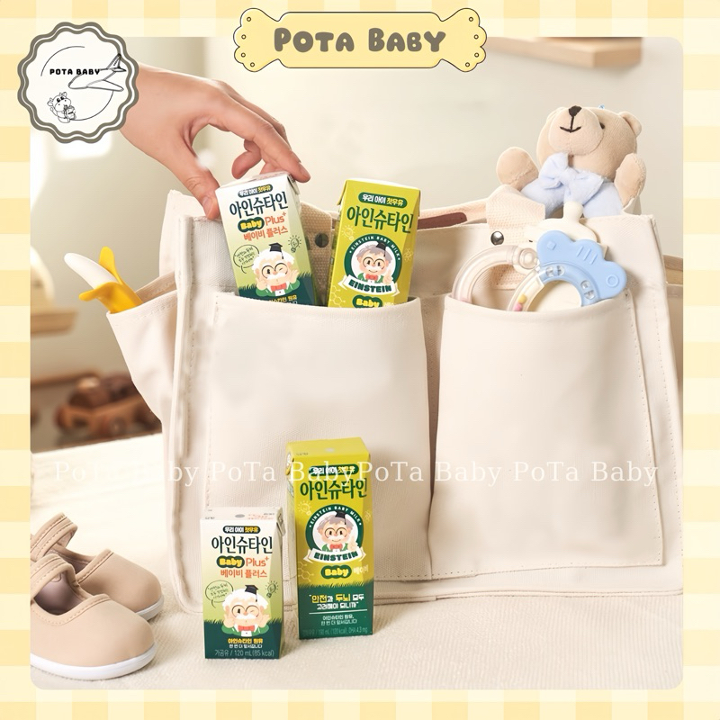 [HÀNG Air ] Sữa tươi Einstein Baby Plus+ giàu DHA - canxi - kẽm Hàn Quốc (có bill)