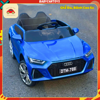 Xe ô tô điện cho bé Audi Q8, ghế da, sơn tĩnh điện bóng, xe điện trẻ em sang trọng, đẳng cấp [Hỏa Tốc HCM]