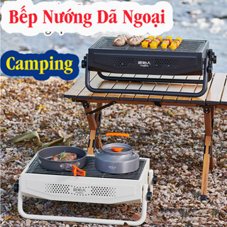 [Vỉ Nướng mới] Bếp Nướng Than Hoa Dã Ngoại Picnic - Bếp Nướng BBQ Ngoài Trời, Lò Nướng Than Hoa Sân Vườn, Homestay