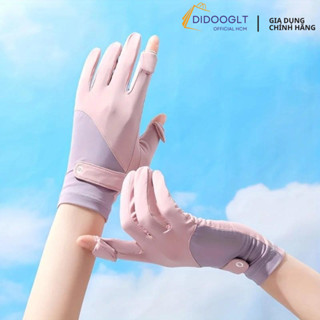 Găng Tay Xỏ Ngón Chống Nắng - Bao Tay Thun Lạnh Chống Tia Uv Đi Nắng Xe Máy Đạp Xe Thể Thao Nam Nữ Thoáng Khí