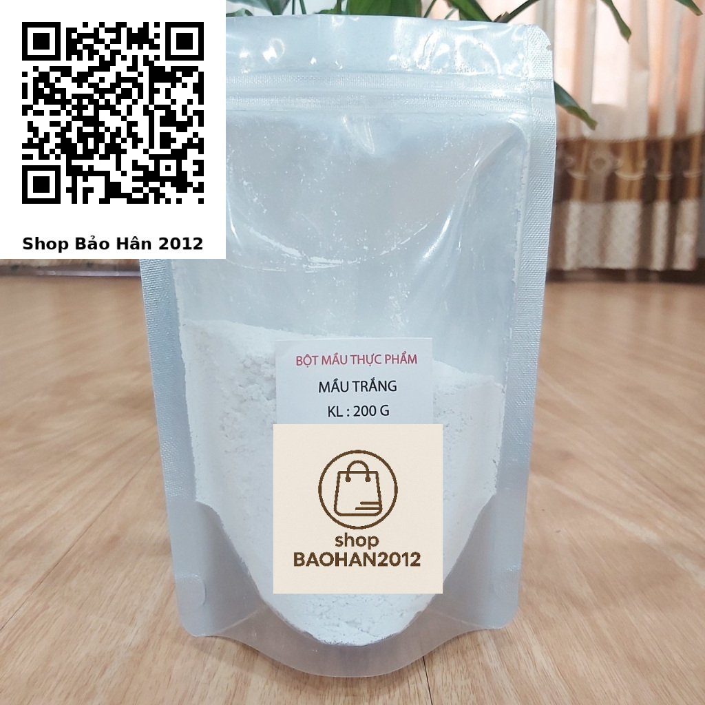 Bột mầu thực phẩm - Mầu Trắng