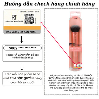Cọ tán nền/ má hồng kem đa năng RT Real Techniques Expert Face Brush 01411