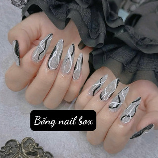 Nail box thiết kế thủ công móng úp ( HOẢ TỐC HCM ) B374