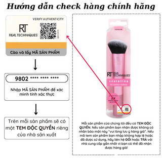 Cọ đánh khối, má hồng kem đa năng RT Real Techniques Sculpting Brush Mẫu Mới 01432