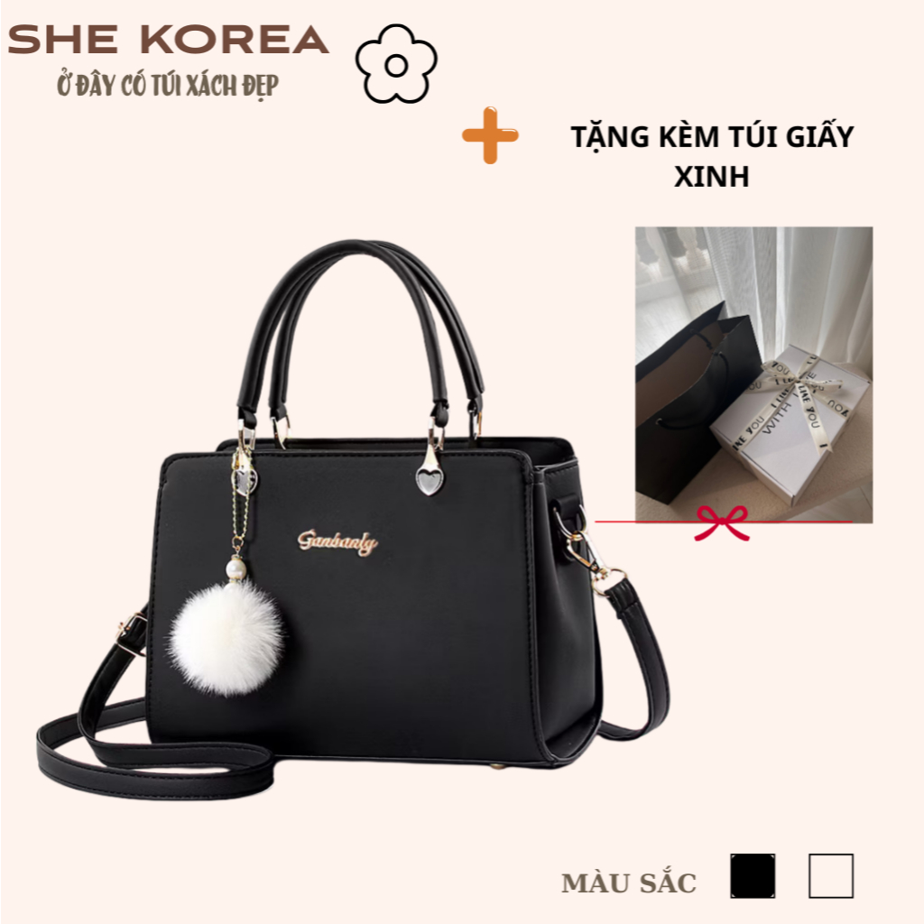 Túi xách nữ công sở đẹp.Phù hợp làm túi xách tặng Mẹ/Cô /Dì U40t-U50T đẹp SHE KOREA