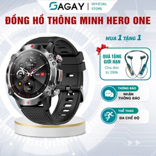 Đồng Hồ Thông Minh Smart Watch Hero One Pro Nghe Gọi Bluetooth Đo Nhịp Tim Theo Dõi Sức Khoẻ Bảo Hành 12Tháng GAGAY
