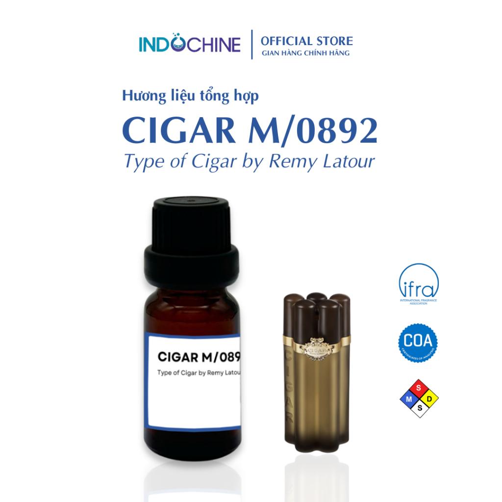Hương liệu nước hoa CIGAR M/0892 - Type of Cigar by Remy Latour 10ml, 50ml