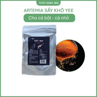  Artemia Bóc Vỏ Sấy Khô YEE - Thức Ăn Cho Cá Bột Cá Nhỏ 
