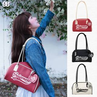 Túi xách đeo vai 98stu local brand Saigon Heart da pu cao cấp đứng form [ Tặng kèm charm trái tim da ]