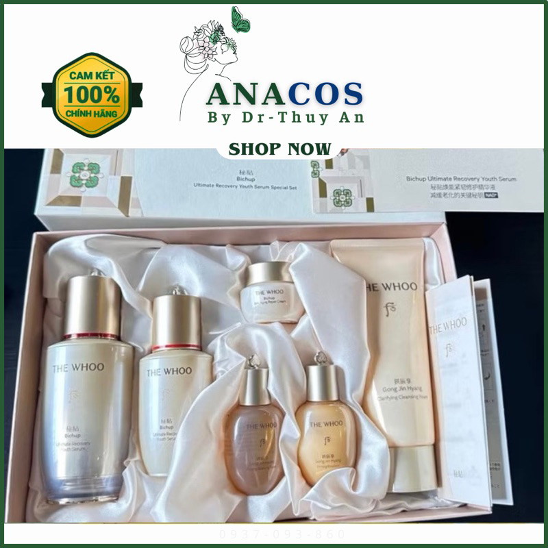 Set whoo serum bichup 6 món thế hệ 4