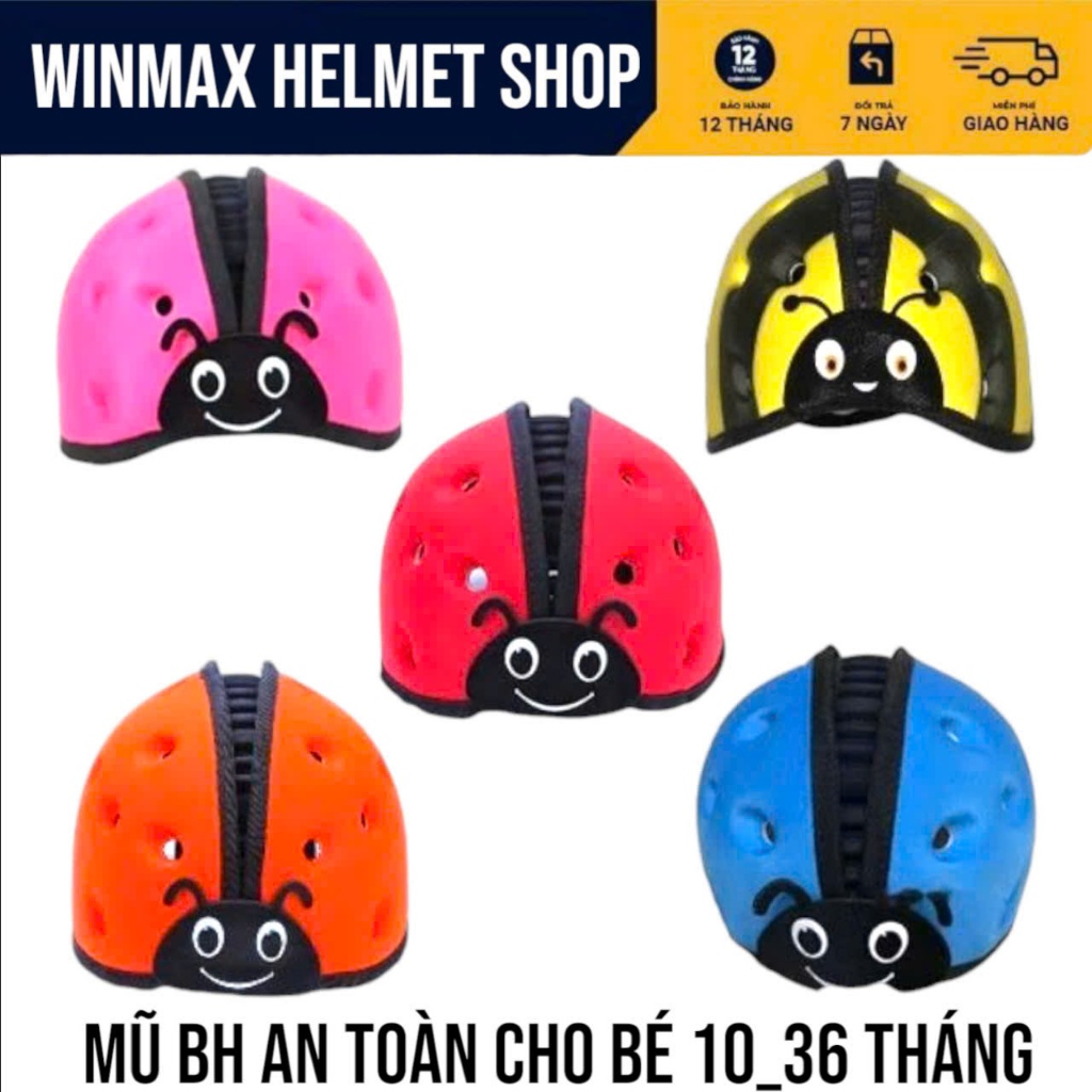 WINMAX HELMET Mũ Bảo Hiểm An Toàn Cho Bé 06 Đến 36 Tháng Tuổi Tập Đi Tập Bò Chống Va Đập Khi Ngã