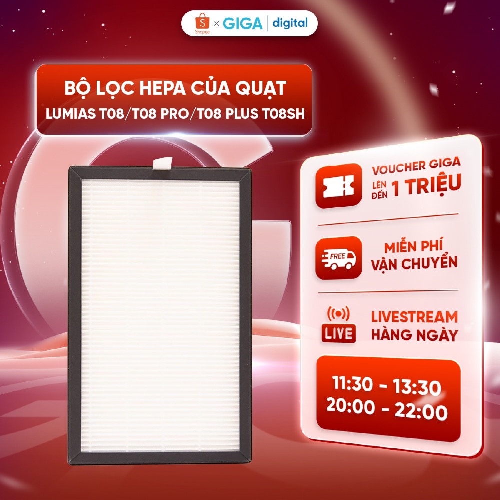 Bộ lọc Hepa của quạt không cánh Lumias T08/T08 PRO/T08 PLUS T08SH