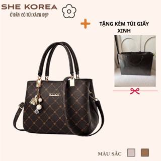  Túi xách nữ trung niên tặng mẹ cao cấp,thiết kế trẻ trung và nổi bật.Phù hợp làm túi tặng mẹ cô dì sang trọng SHE KOREA 