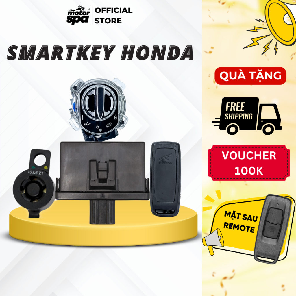 Smartkey Honda (K2S,K2V,K2C..) - Wave Thái 125i