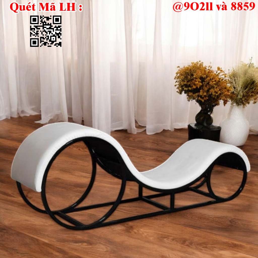 ✨ Ghế Tình Yêu Sắt Uốn Tròn Quyến Rũ - Ghế Tình Yêu Anh Minh Cao Cấp