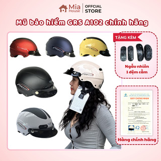 Mũ bảo hiểm nửa đầu GRS A102 chính hãng nhiều màu size 54-57cm bảo hành 12 tháng