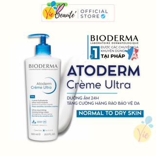 Kem Dưỡng Ẩm Bioderma Atoderm Crème Ultra Cho Da Mặt Khô và Toàn Thân 500ml