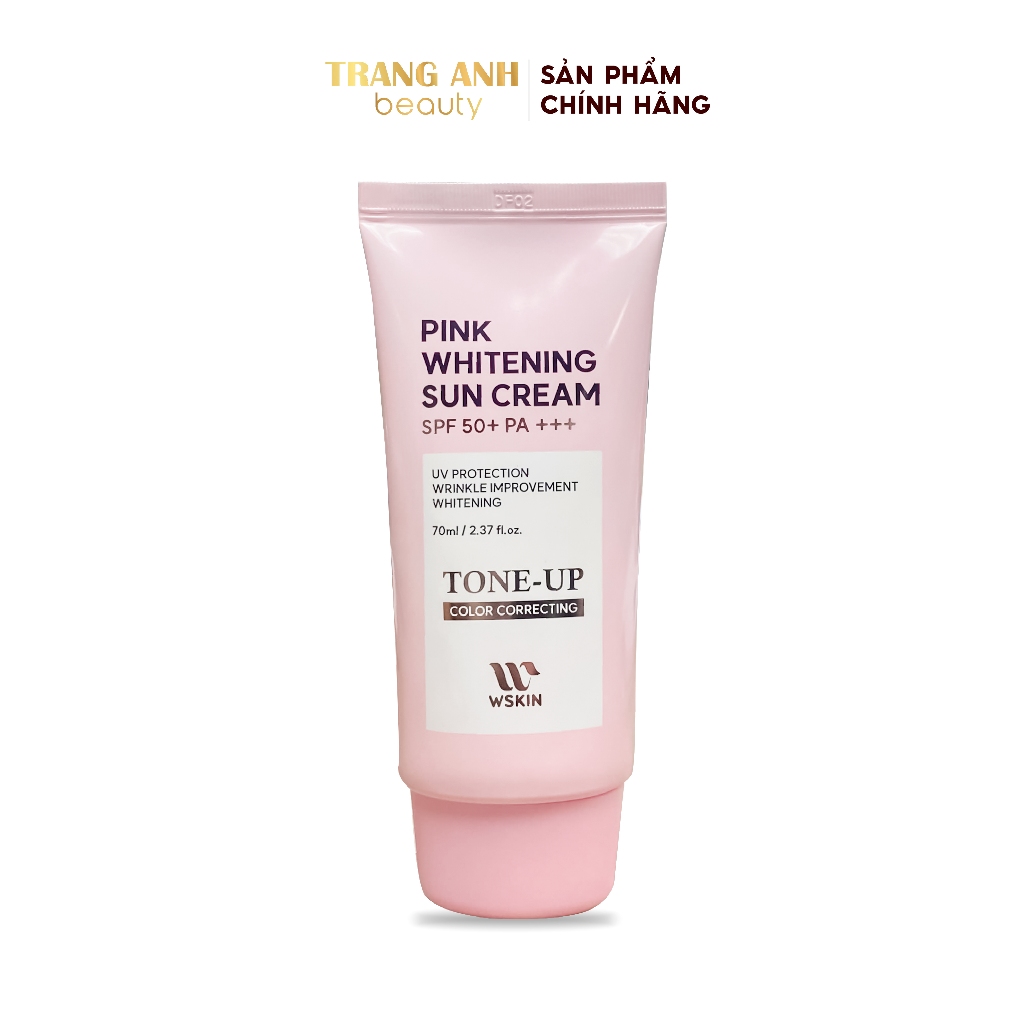 Kem Chống Nắng WSKIN Essence Sunscreen SPF50+ PA++++ Nâng Tone Dưỡng Trắng 50ml WKCN03