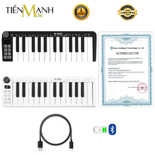 [Chính Hãng, BH 1 Năm] Midi Keyboard Controller M-Vave SMK25 Mini MK2 - 25 Phím Bàn Sáng Tác Mvave SMK-25 Mini
