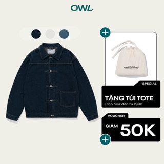 Áo khoác jean Owlbrand Crop