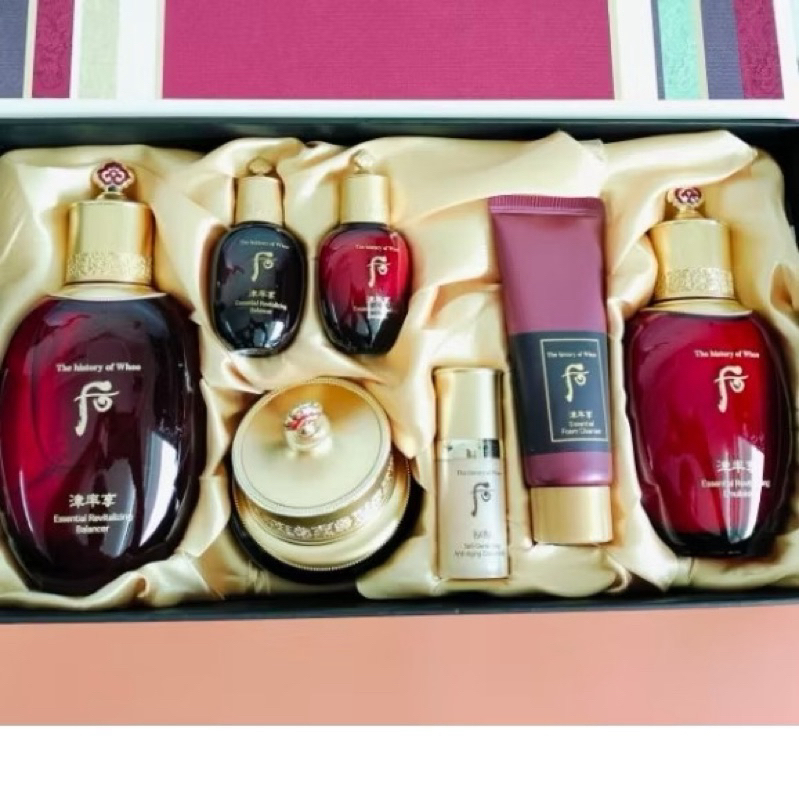 SÉT DƯỠNG DA WHOO ĐỎ CHỐNG LÃO HOÁ,NÂNG CƠ GIÚP DA SĂN CHẮC,GIẢM NẾT NHĂN