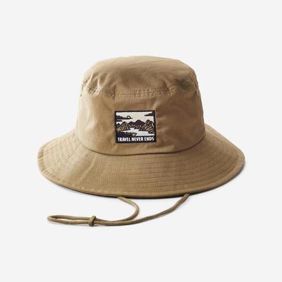Mũ rộng vành chống nắng DECATHLON Travel MT100 màu nâu mã 8788741