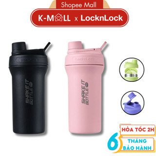 Bình Giữ Nhiệt LocknLock Shaker Tumble LHC4276 Dung Tích 750ML, 2 Màu, có vạch chia dung tích- K-MALL