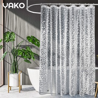  YAKO Rèm Phòng Tắm   Rèm Cửa Sổ trong họa tiết nổi 3D chất liệu nhựa dẻo cao cấp EVA Nhiều kiểu dáng để lựa chọn 