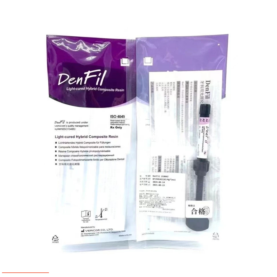 Composite đặc Denfil - Vật liệu trám răng -Composit Denfil đặc tuýp 4g nha khoa - men khểnh ( trám răng)