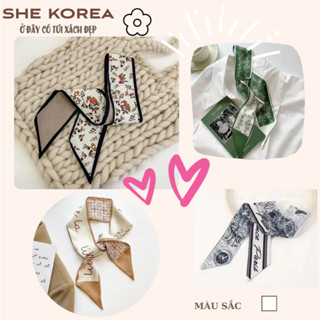  Khăn quấn túi xách đa năng thiết kế nổi bật. Làm phụ kiện đeo hàng ngày xinh SHE KOREA 