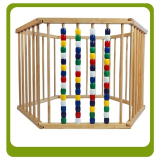 Set 2 Size M cao 75_quây cũi 3D cho bé, rào chắn, bộ đệm cũi, Thanh chắn giường, quây cũi, bằng gỗ