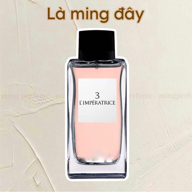 10ml Dg3 limperatrice - Nước hoa nữ -mingperfume