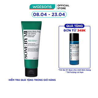 Sữa Rửa Mặt Some By Mi Aha-Bha-Pha 30Days Acneclear Foam Giảm Mụn Và Làm Sạch Da 100ml
