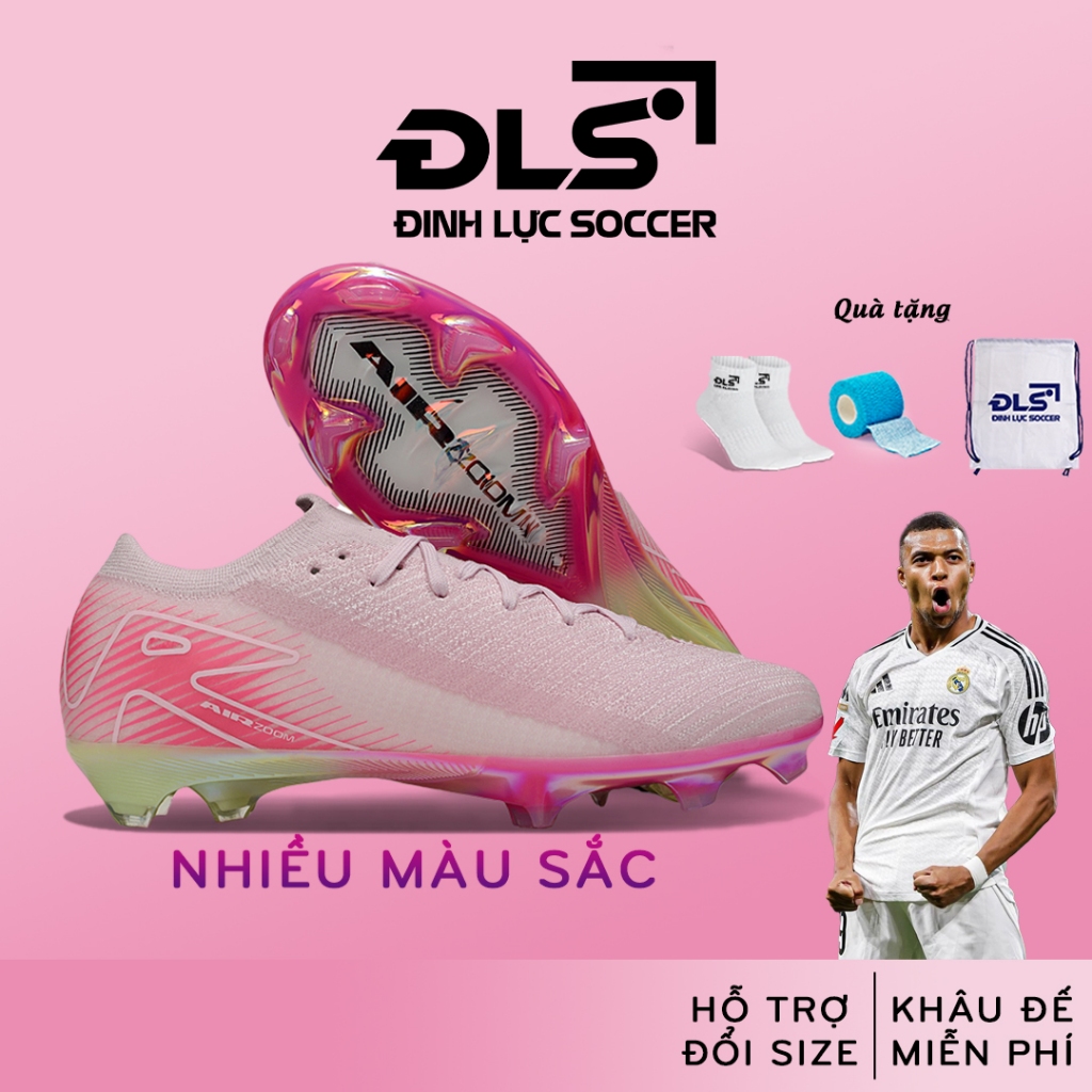 Giày Bóng Đá Mer Vapor 16 Elite Nhiều Màu Sắc Cổ Lửng Để FG, Đinh Chống Trượt