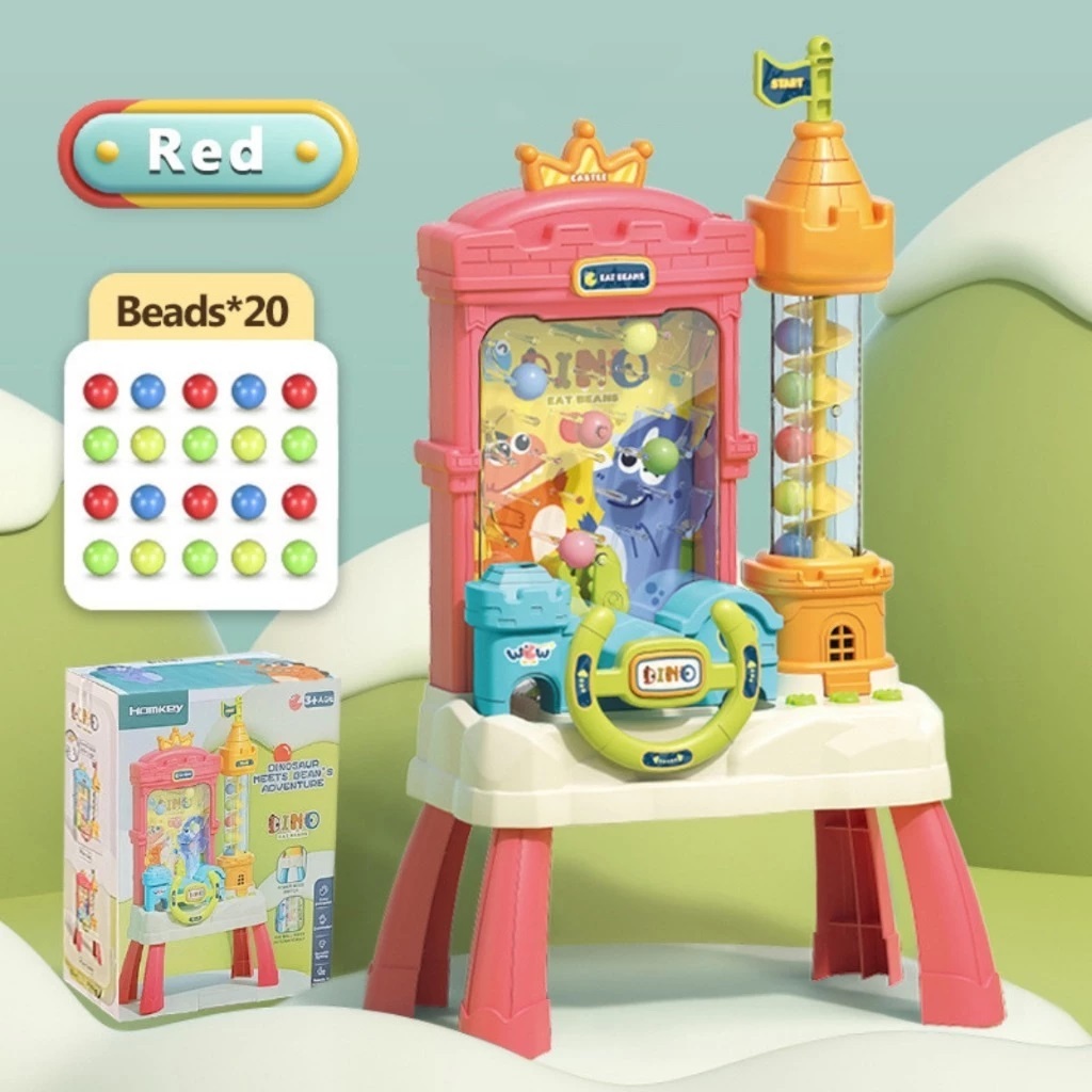 Đồ Chơi máy hứng đậu kèm 20 bi vui nhộn cho bé - Đồ Chơi bắt bóng có đèn có nhạc