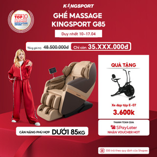 Ghế massage toàn thân Kingsport G85 con lăn di động 3D, con lăn bắp chân chuyên biệt