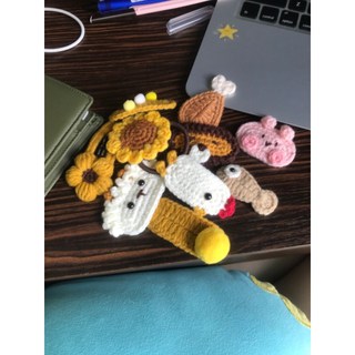 Kẹp tóc xinh Pom Pom mini cho nữ và bé gái 5.5cm |Cặp tóc len Handmade cute |Shop Rô Handmade