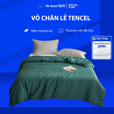 Mền Lụa Tencel 60s He thong NEM Cao Cấp Vỏ Chăn Lẻ Có Ruột Chăn Dày Kích Thước 2mx2m3 Đắp Ngủ Mềm Mịn Mát