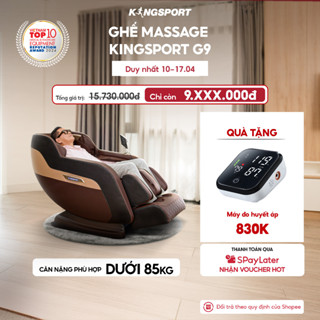 Ghế massage toàn thân KINGSPORT G9 công nghệ làm ấm Warmtech, 5 bài tập massage tự động