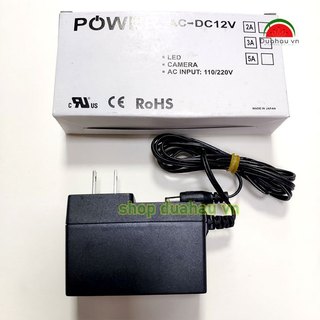 [1 cái] Nguồn 12V - 2A dùng cho Đèn led dây các loại