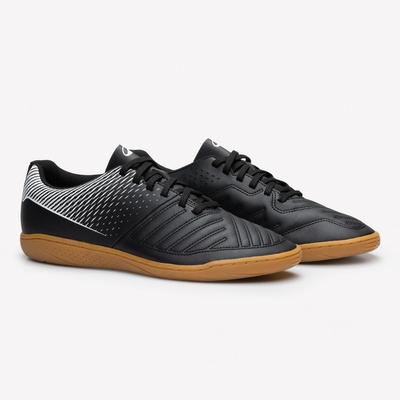 Giày đá bóng futsal DECATHLON 100 V3 đen/cam mã 8943975