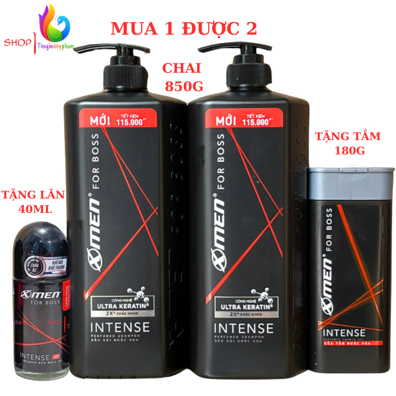 [Kèm Tặng] Dầu Gội Xmen For Boss 850g